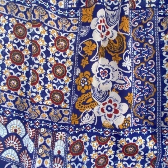 Collective Concepts Womens Front Tie Floral Blouse-Size Medium-GUC - Picture 6 of 8